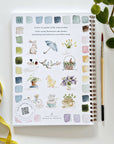 Spring watercolor workbook