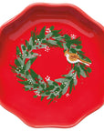 Wreaths Shaped Christmas Pinch Bowl