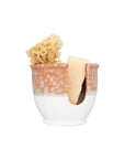 Stoneware Sponge Holder with Glaze, 2 Colors