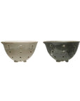 Stoneware Berry Bowl with Glaze, 2 Colors