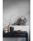 Tall Paulownia Wood Vase – Decorative Brown Vase for Flowers