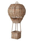 Hand-Woven Rattan Hot Air Balloon Tealight Holder Vase