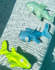 Salty the Shark Dive Buddies Aqua Neon Yellow Set of 3