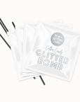 Glitter drink bombs for cocktails and mocktails