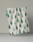Pine Grove - Geometry LUXE Double-Sided Kitchen Tea Towel - Holiday 2026