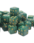 Pearl Drop - Green w/ Gold - SOLD INDIVIDUALLY