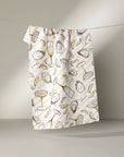 Oysters and Champagne Tea Towel