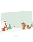 Gingerbread Village Little Notes® – Notecards, Set of 55