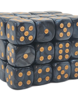 Pearl Drop Dice - Black w/ Gold - SOLD INDIVIDUALLY