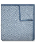 Harborview Herringbone Cornflower Blanket