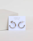 Silver Hoop - Smooth - Earrings