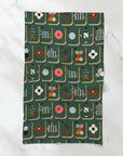 Moss Tile Toss Tea Towel