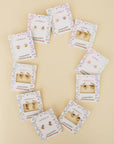 Cupcake Enamel Flat Back Kids Earrings