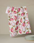 Pink Dragon Tea Towel
