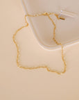 Small Link Chain Necklace - 18k Gold Plated
