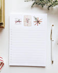 Christmas checklist notepad