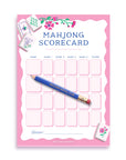 Mahjong Scorecard Notepad