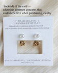 CRISS-CROSS HOOP EARRINGS | 18k gold | stud post hoops
