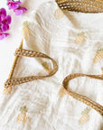 Pineapple Muslin Organic Baby Swaddle