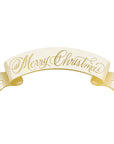 Merry Christmas Banner Table Accent – Set of 12 | Holiday Table Décor