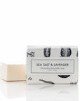Sea Salt & Lavender Shea Butter Soap bar with coastal scent
