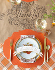 all-themed Thankful Runner for Thanksgiving dinner tables and gatherings.