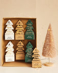 118-Inch LED String Lights on Tree-Shaped Display Cards – 3 Styles