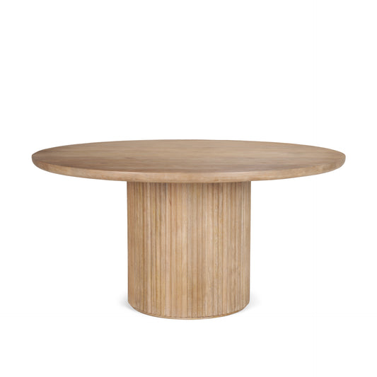 Round Fluted Dining Table