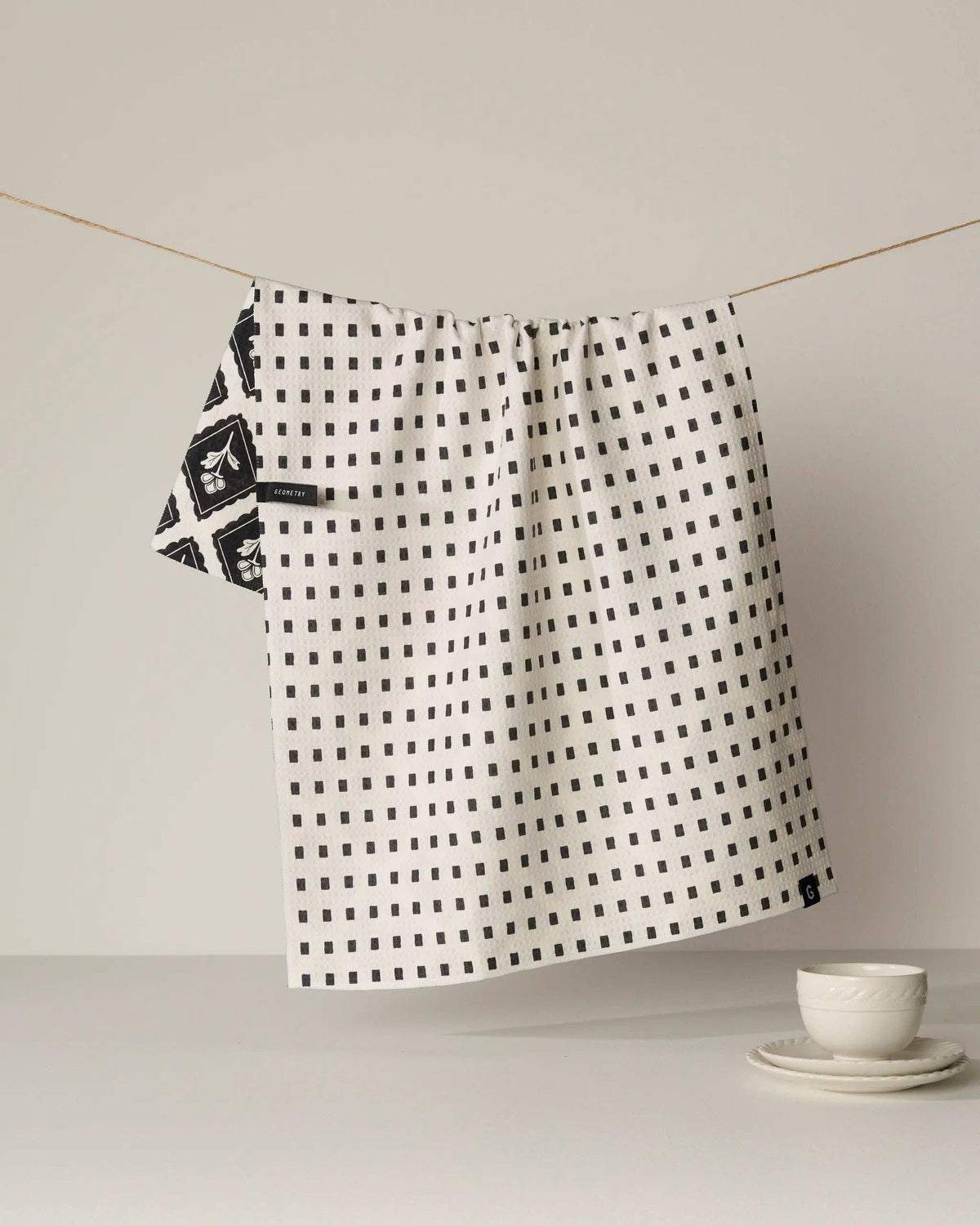 Maggie - Geometry LUXE Double-Sided Kitchen Tea Towel