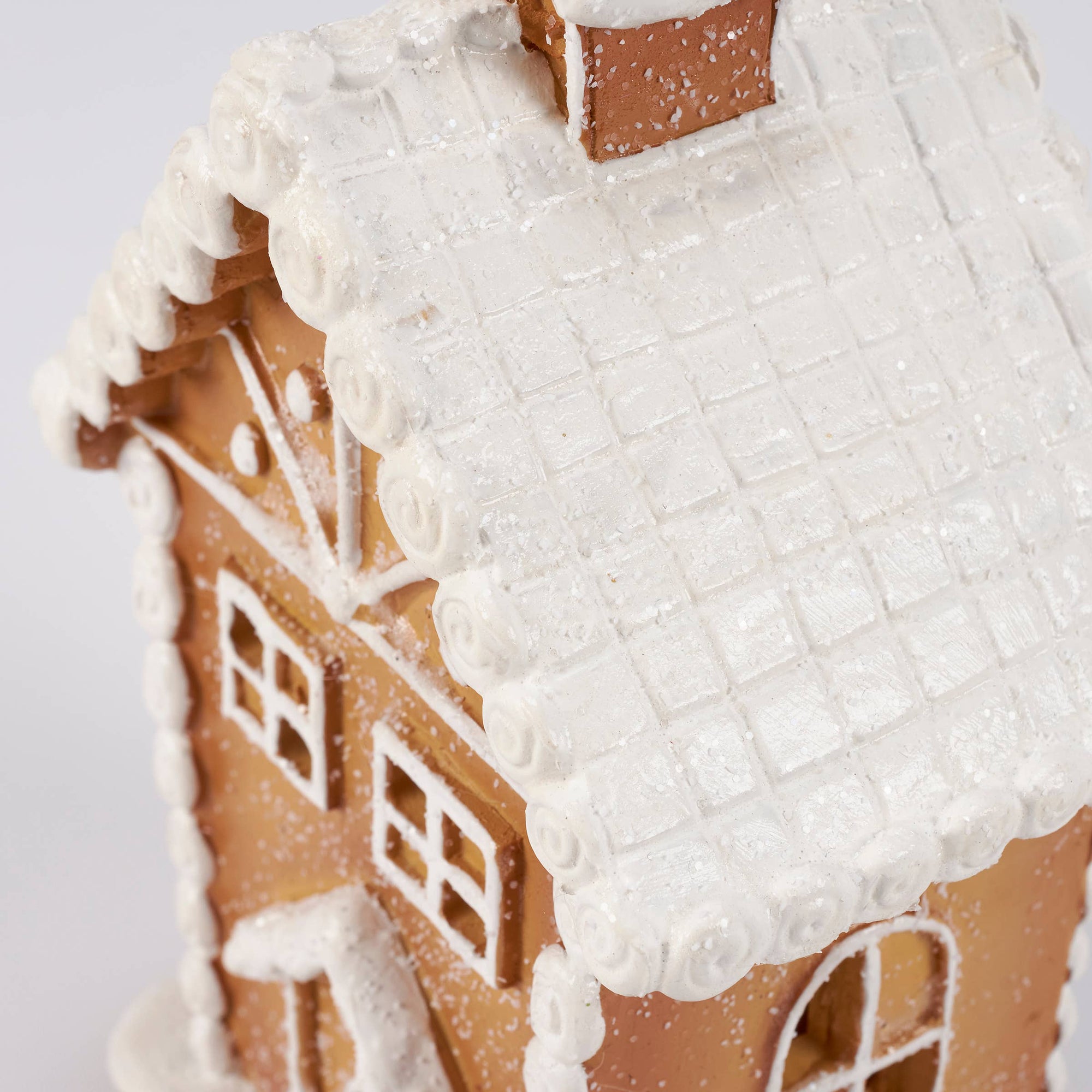 Lighted Iced Gingerbread Figurine