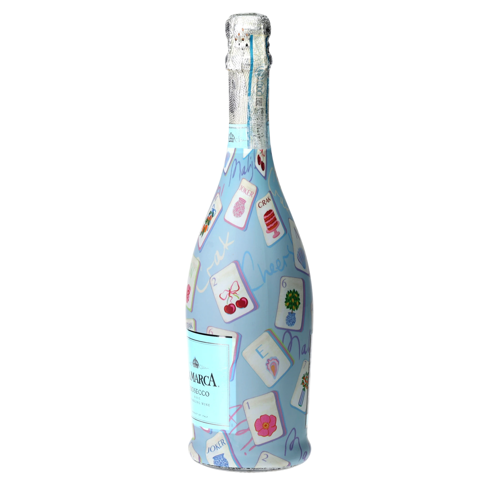 Beau Bottles Pastel Blue Mahjong - Prosecco Collection
