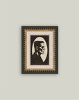 Frankenstein Cameo Framed Vintage Halloween Canvas Art