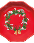 Wreaths Shaped Christmas Pinch Bowl