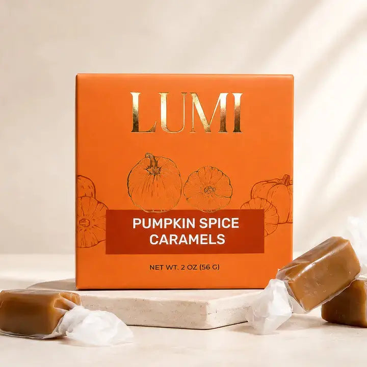 Fall Pumpkin Spice Caramels, 2 oz