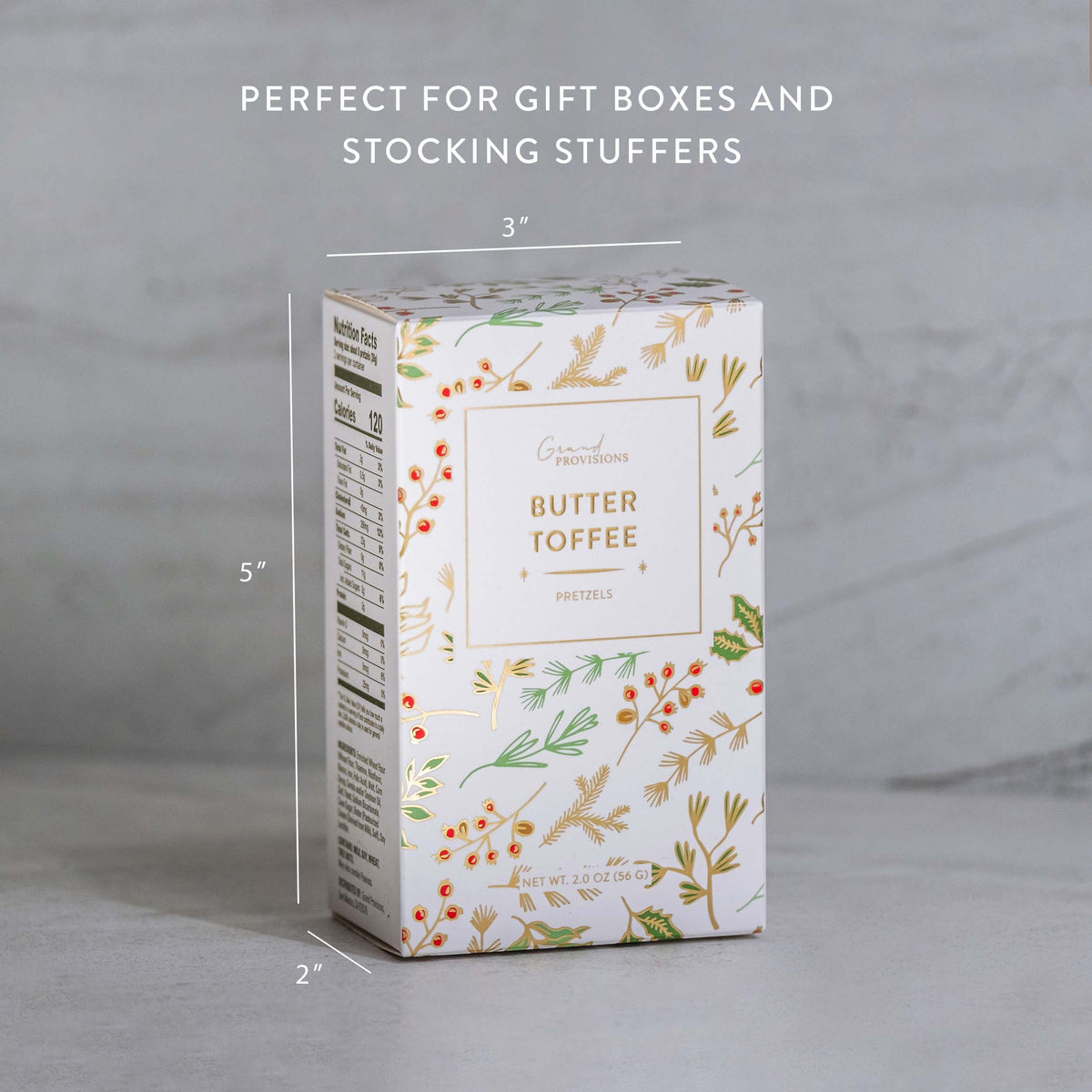 Holiday Butter Toffee Pretzels (2 oz)