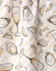 Oysters and Champagne Tea Towel