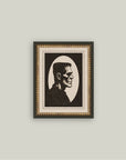 Frankenstein Cameo Framed Vintage Halloween Canvas Art