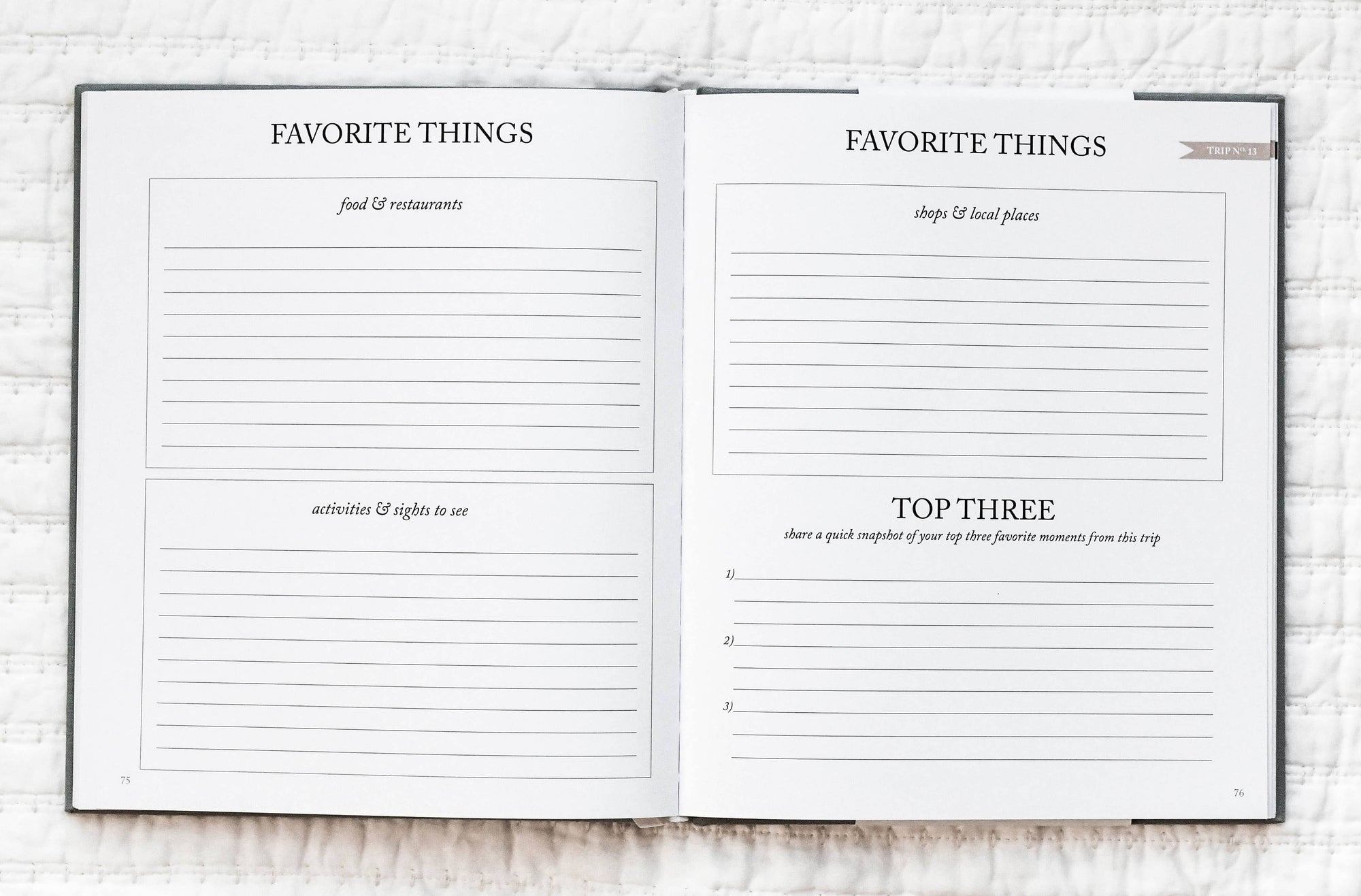 Travel Journal | Adventure Keepsake | Trip Adventure Book