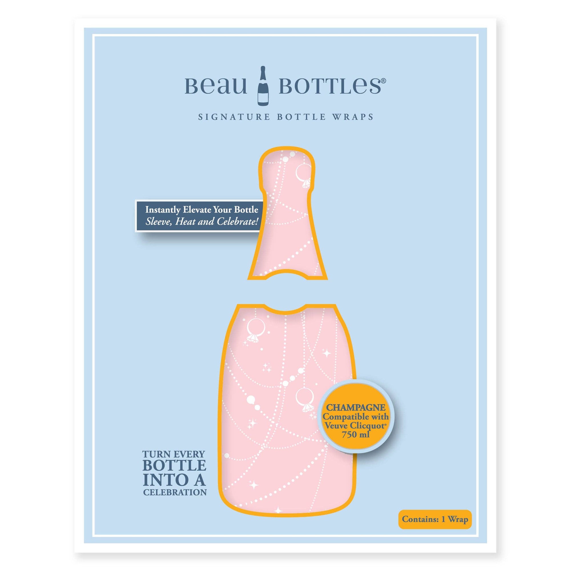 Beau Bottles Pink Pearls and Prosecco - Champagne Collection