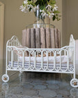 Miniature Metal Bed – Whimsical Dollhouse Furniture