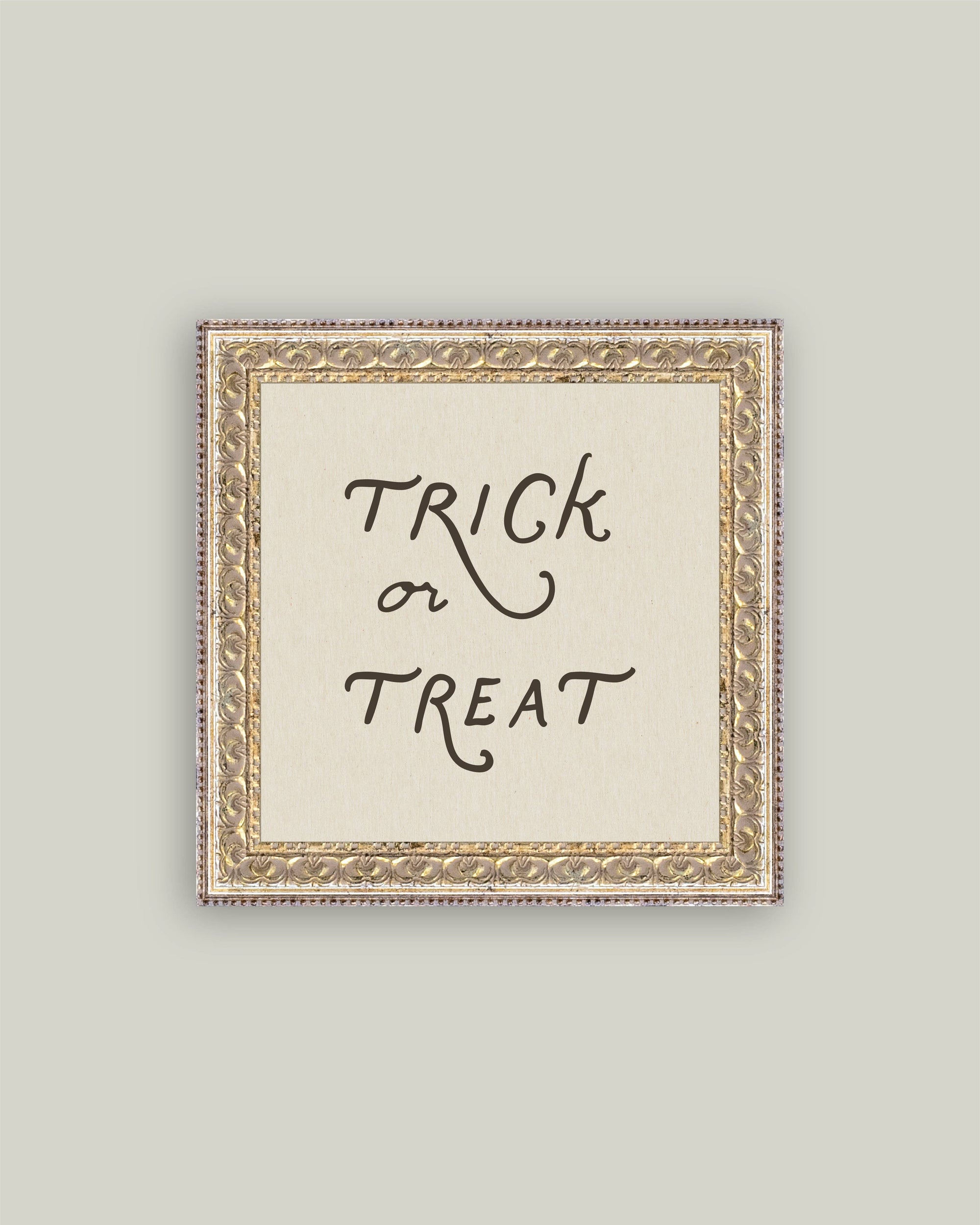 Vintage Trick or Treat - 9x9