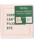 Pickleball Sayings Paper Cocktail Napkin Set