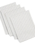 Striped Napkins Blue – Recycled Cotton Set