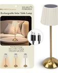 Bell + Howell Rechargeable Solar Touch Control LED T. Lamp
