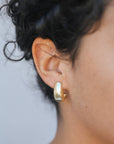 Bold Drop - Gold Earrings