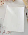 Gingerbread paintable watercolor notecard set