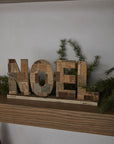 Noel Woodblock Sign
