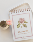 Flowers watercolor workbook