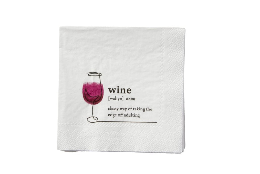 Beverage Napkins Red Wine