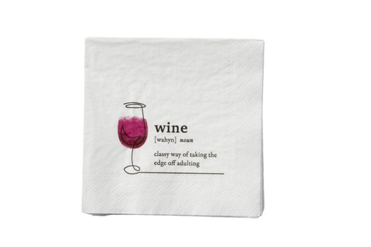 Beverage Napkins Red Wine